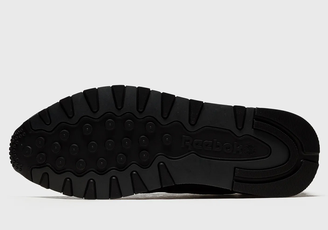 Maharishi Reebok Classic Leather được chế tạo gần như hoàn toàn bằng màu đen - 5