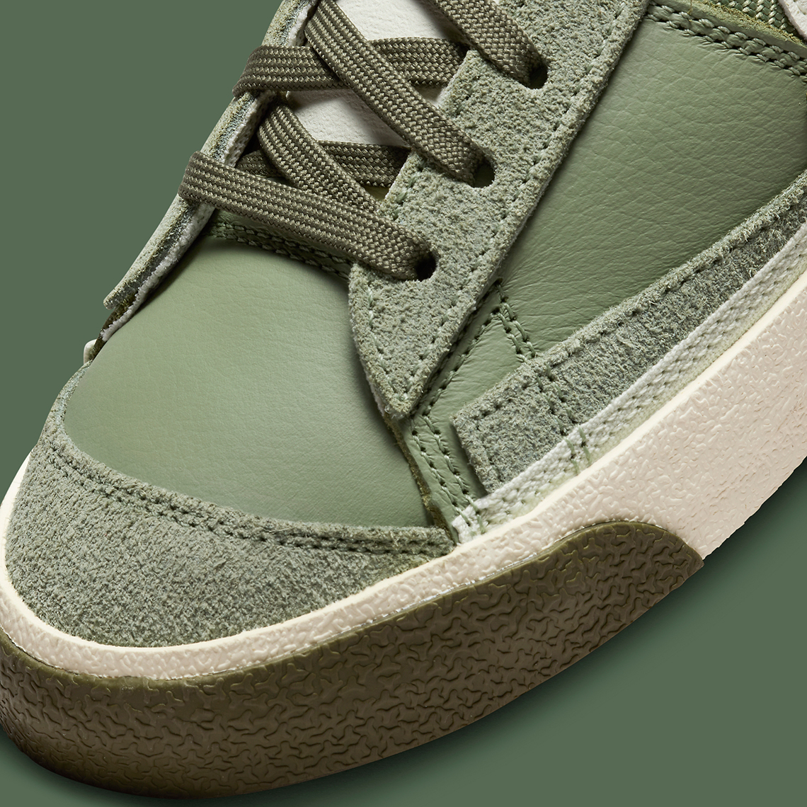 Mang Phong Cách Mạnh Mẽ với Nike Blazer Mid '77 Pro Club màu Dark Olive - 7
