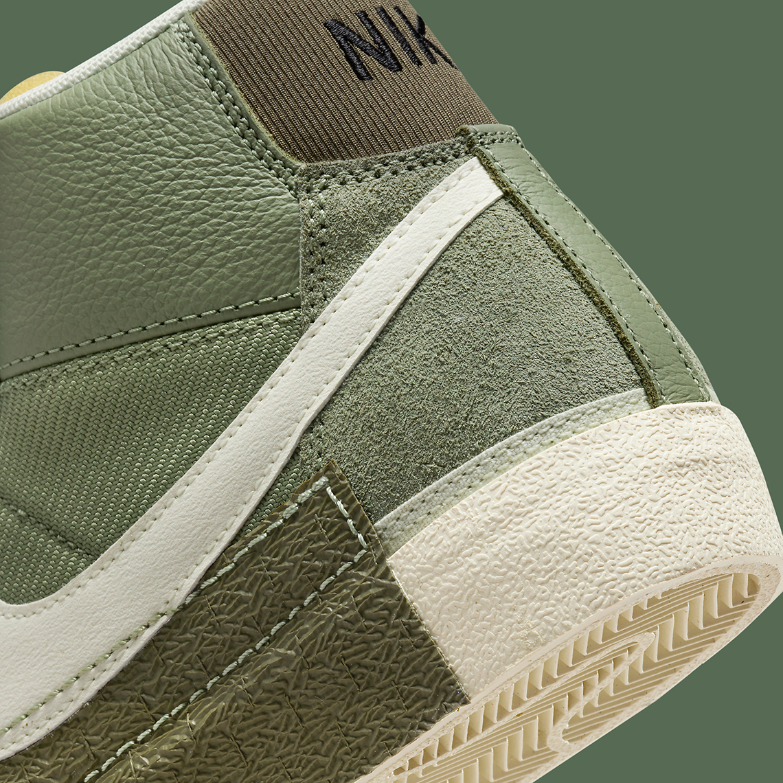Mang Phong Cách Mạnh Mẽ với Nike Blazer Mid '77 Pro Club màu Dark Olive - 8