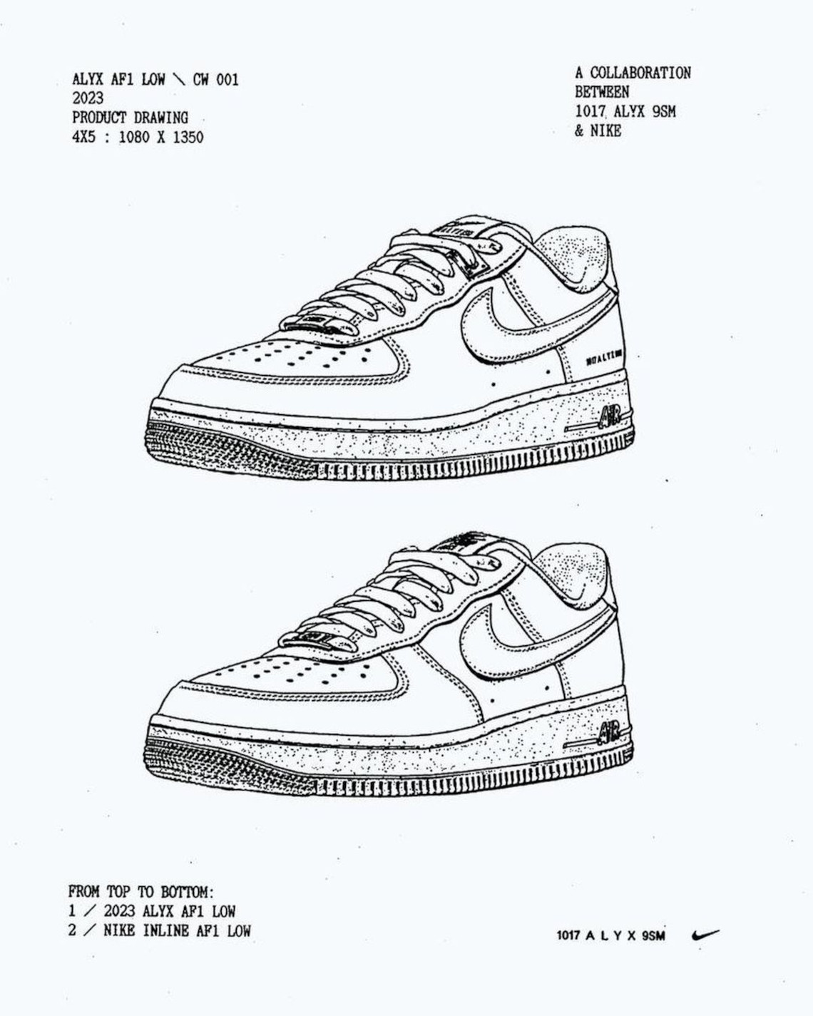 Matthew M. Williams và Nike Hợp Tác Trên Bộ Đôi Nike Air Force 1 Độc Đáo - 11