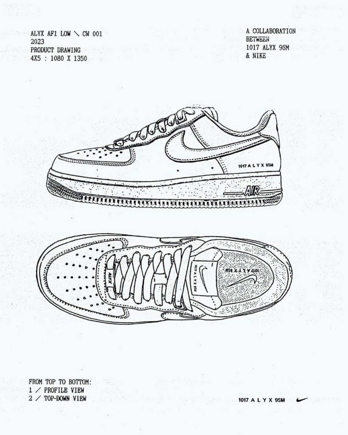 Matthew M. Williams và Nike Hợp Tác Trên Bộ Đôi Nike Air Force 1 Độc Đáo - 12