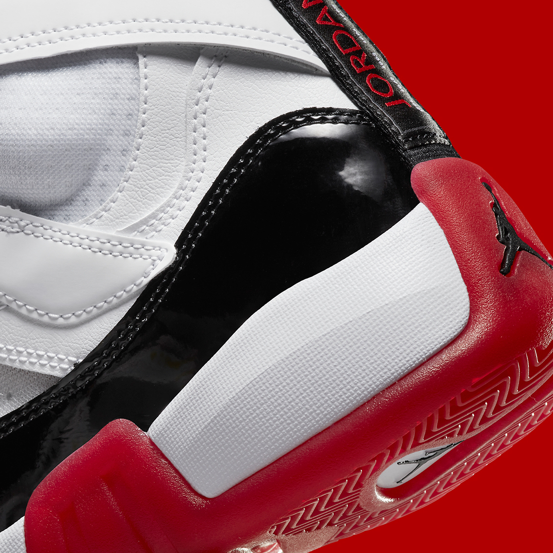 Màu Bred và Concord cổ điển hợp nhất trên Jordan Two Trey - 8