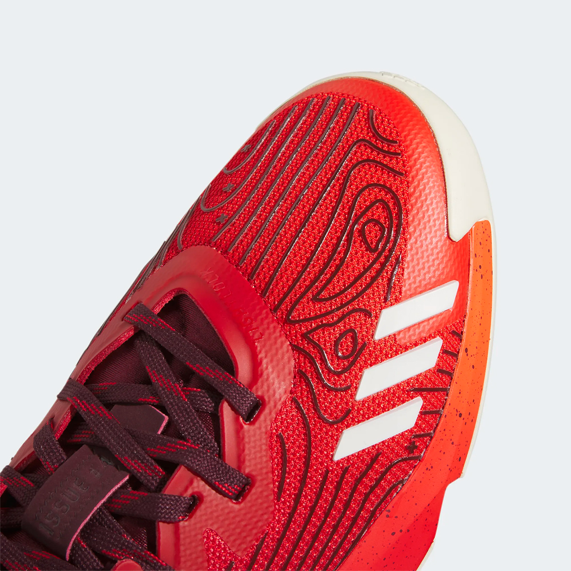 Màu đỏ đồng điệu chiếm lĩnh giày adidas D.O.N. Issue #4 - 8