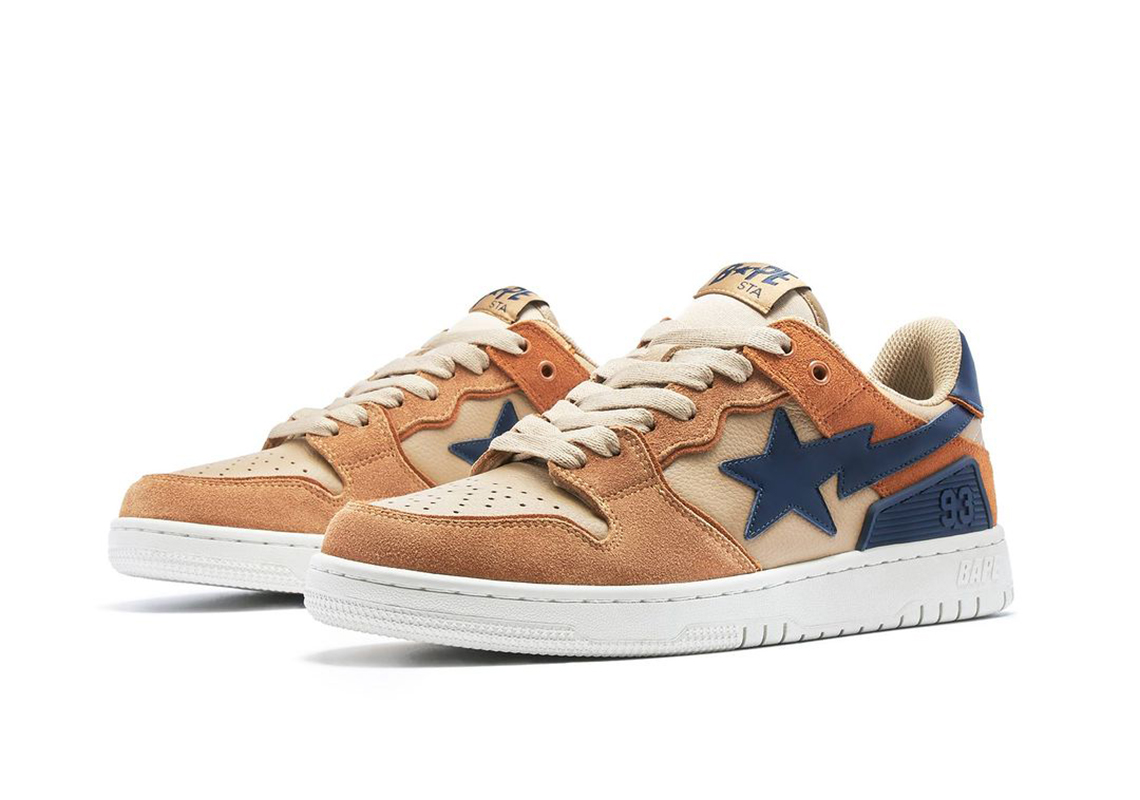 Mẫu giày A BATHING APE SK8 STA lấy cảm hứng từ mùa thu - 2