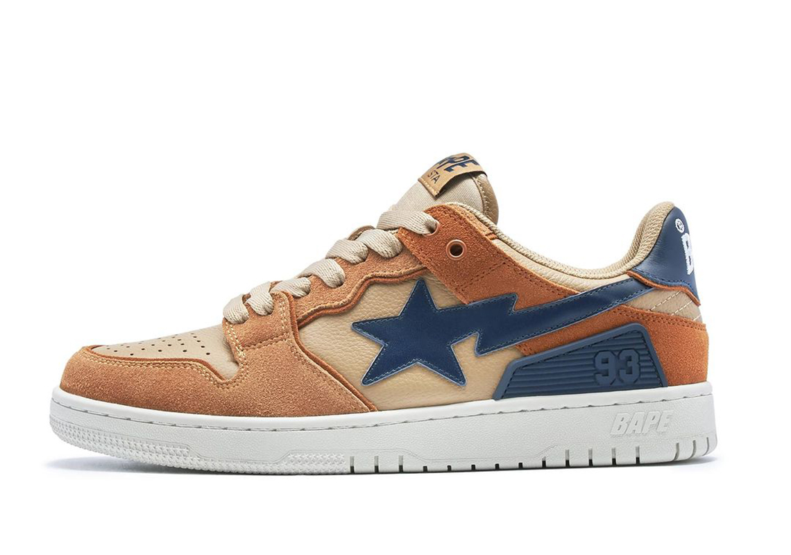 Mẫu giày A BATHING APE SK8 STA lấy cảm hứng từ mùa thu - 3