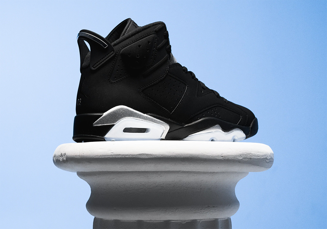 Mẫu giày Air Jordan 6 Black Metallic Black/Chrome đã lên kệ - 1