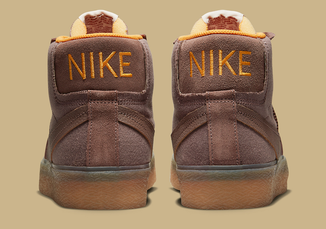 Mẫu giày Nike SB Blazer Mid trở lại với các tấm màu nâu - 6