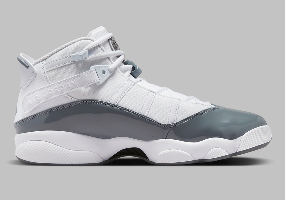 Mẫu giày sneaker Jordan 6 Rings có bố cục Xám lạnh - 3