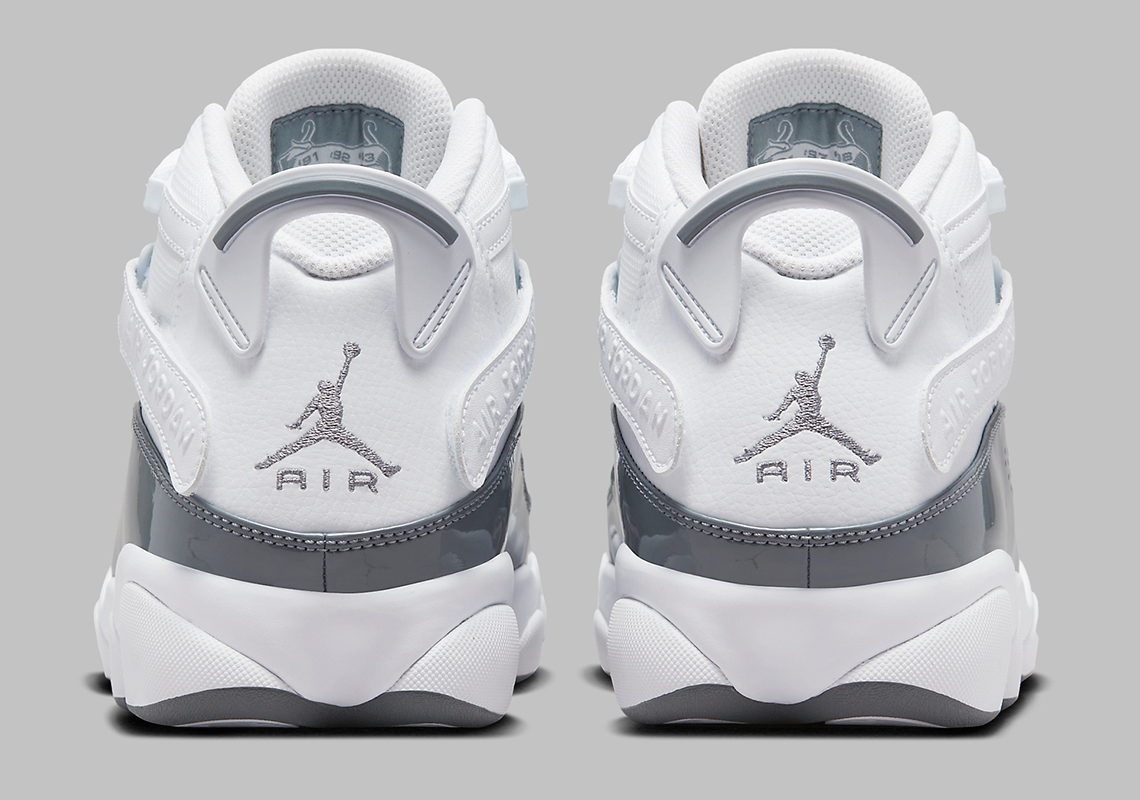 Mẫu giày sneaker Jordan 6 Rings có bố cục Xám lạnh - 4