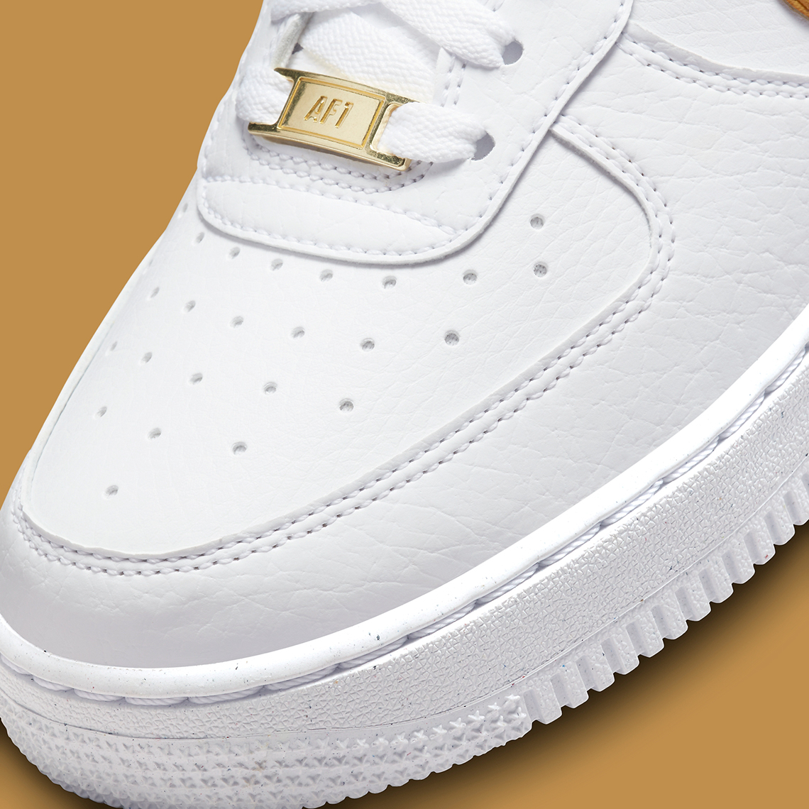 Mẫu giày sneaker Nike Air Force 1 Low Next Nature Gold Suede - 8