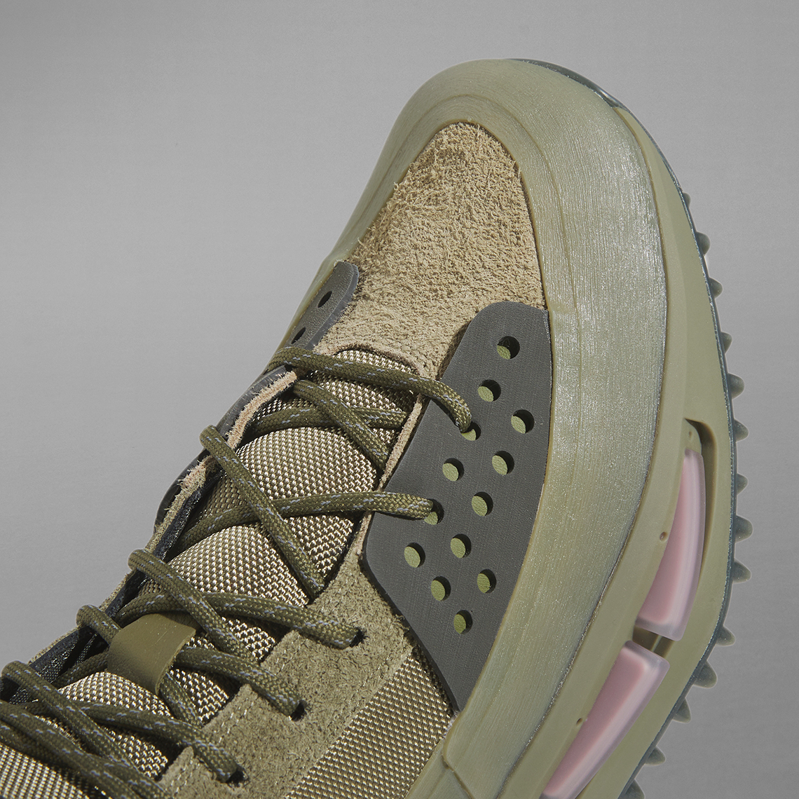 Mẫu giày sneaker Pharrell x adidas NMD S1 RYAT Olive - 7