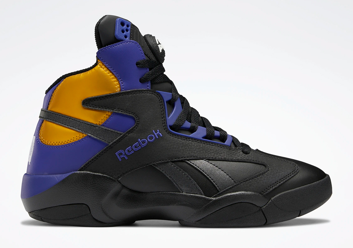 Mẫu giày sneaker Reebok Shaq Attaq trở lại trong màu sắc Lakers - 2