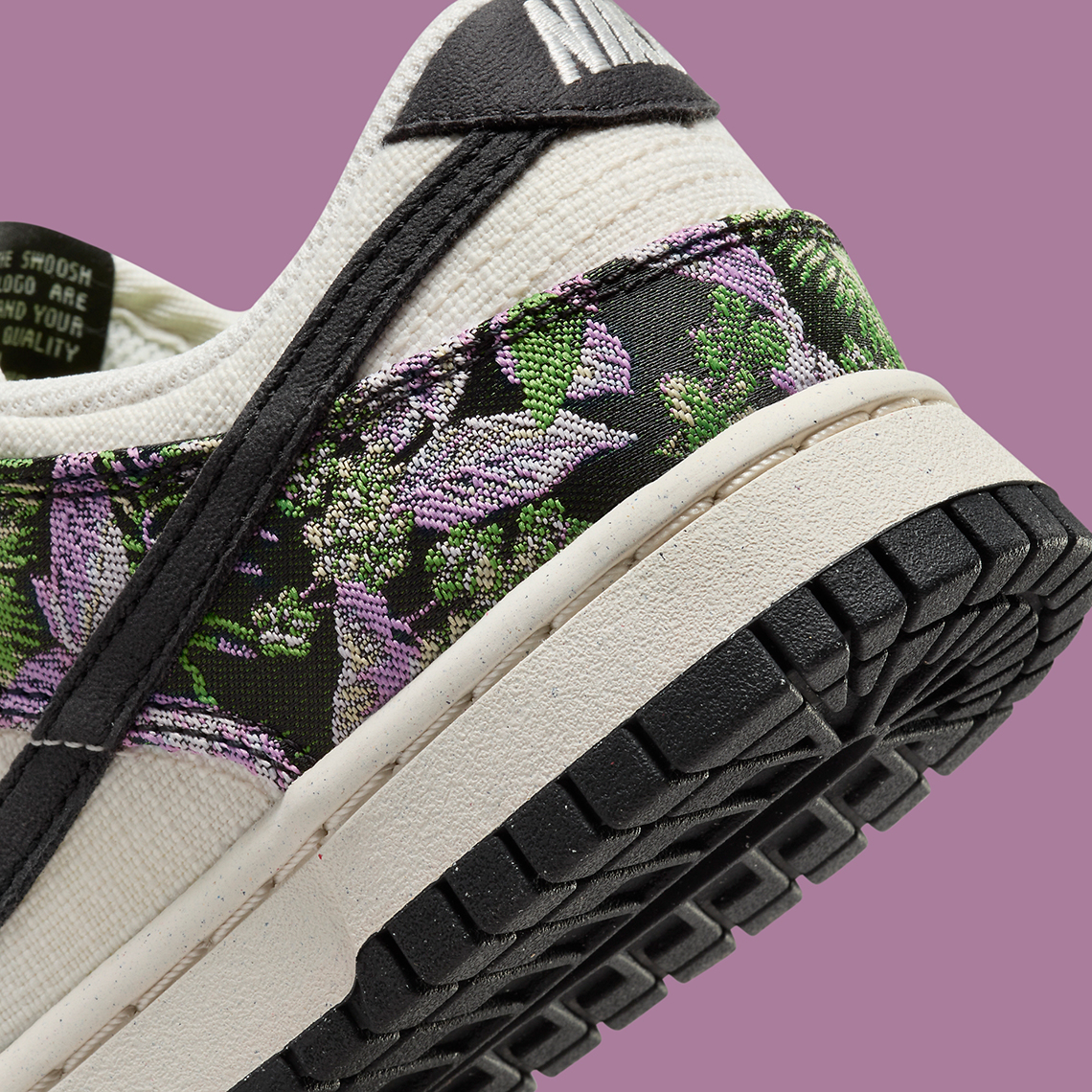 Mẫu Nike Dunk Low Next Nature lần này được phủ hoa văn tapestry - 8