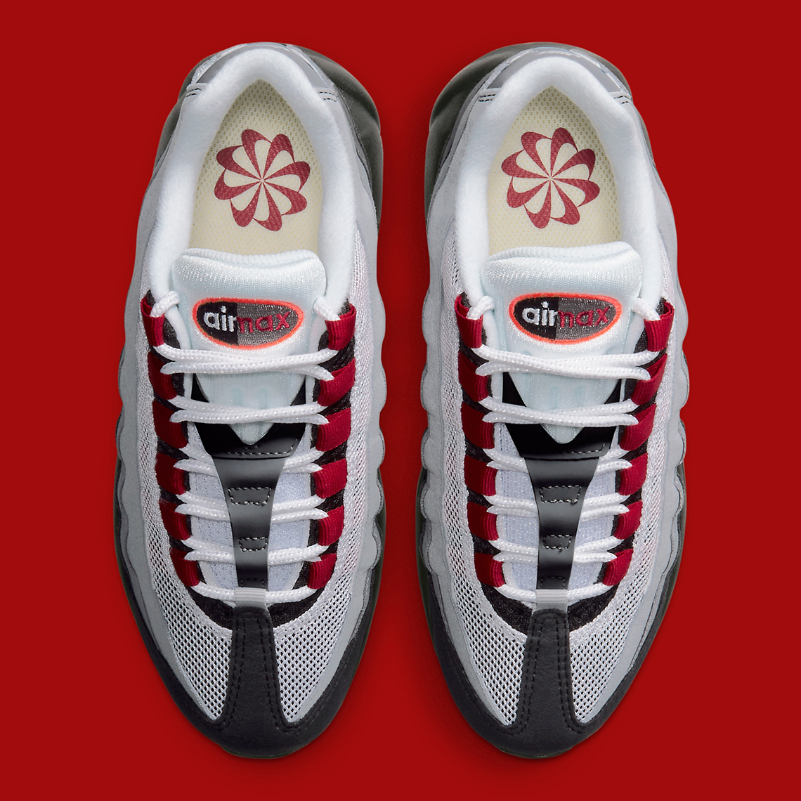 Màu ớt đỏ cổ điển xuất hiện tinh tế trên Nike Air Max 95 - 4