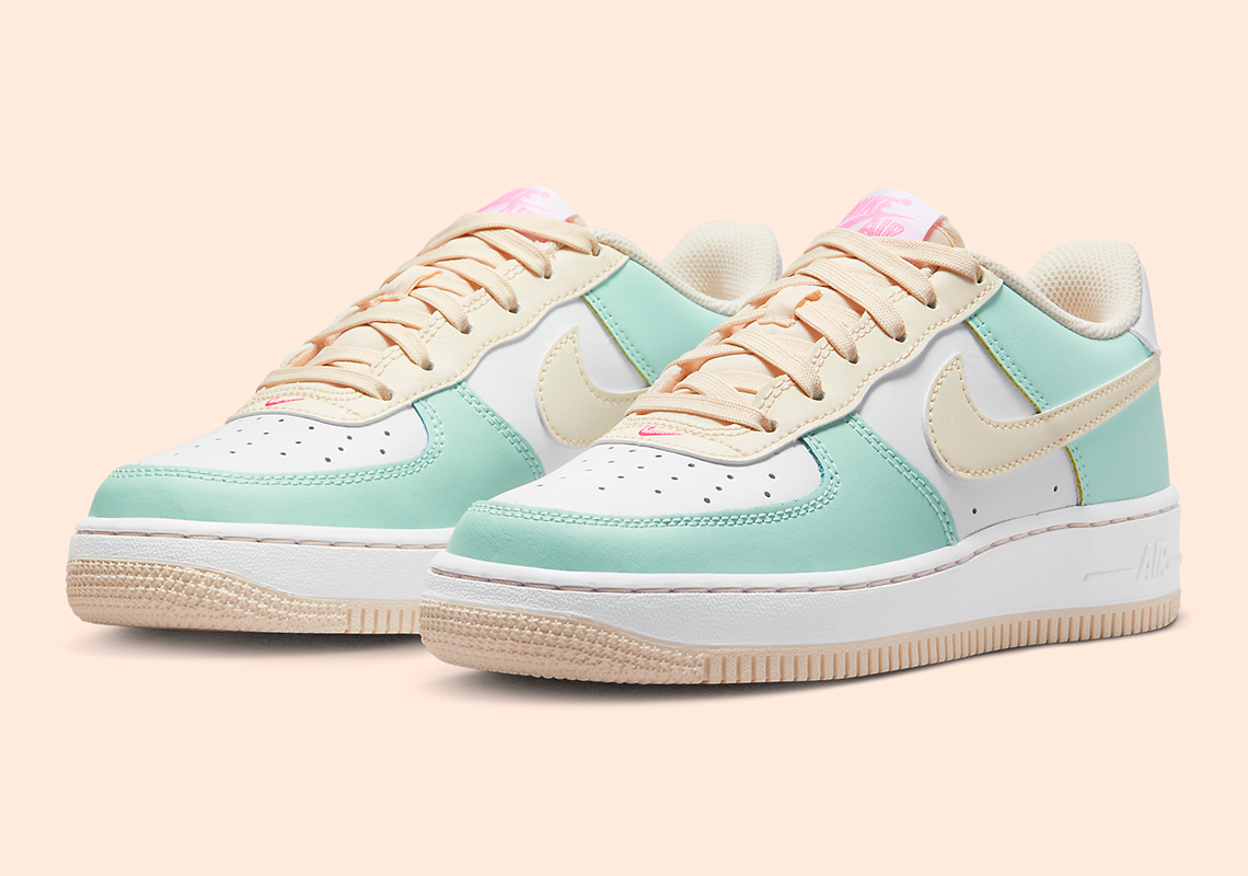 Màu pastel tươi sáng trên Nike Air Force 1 cho mùa hè - 1