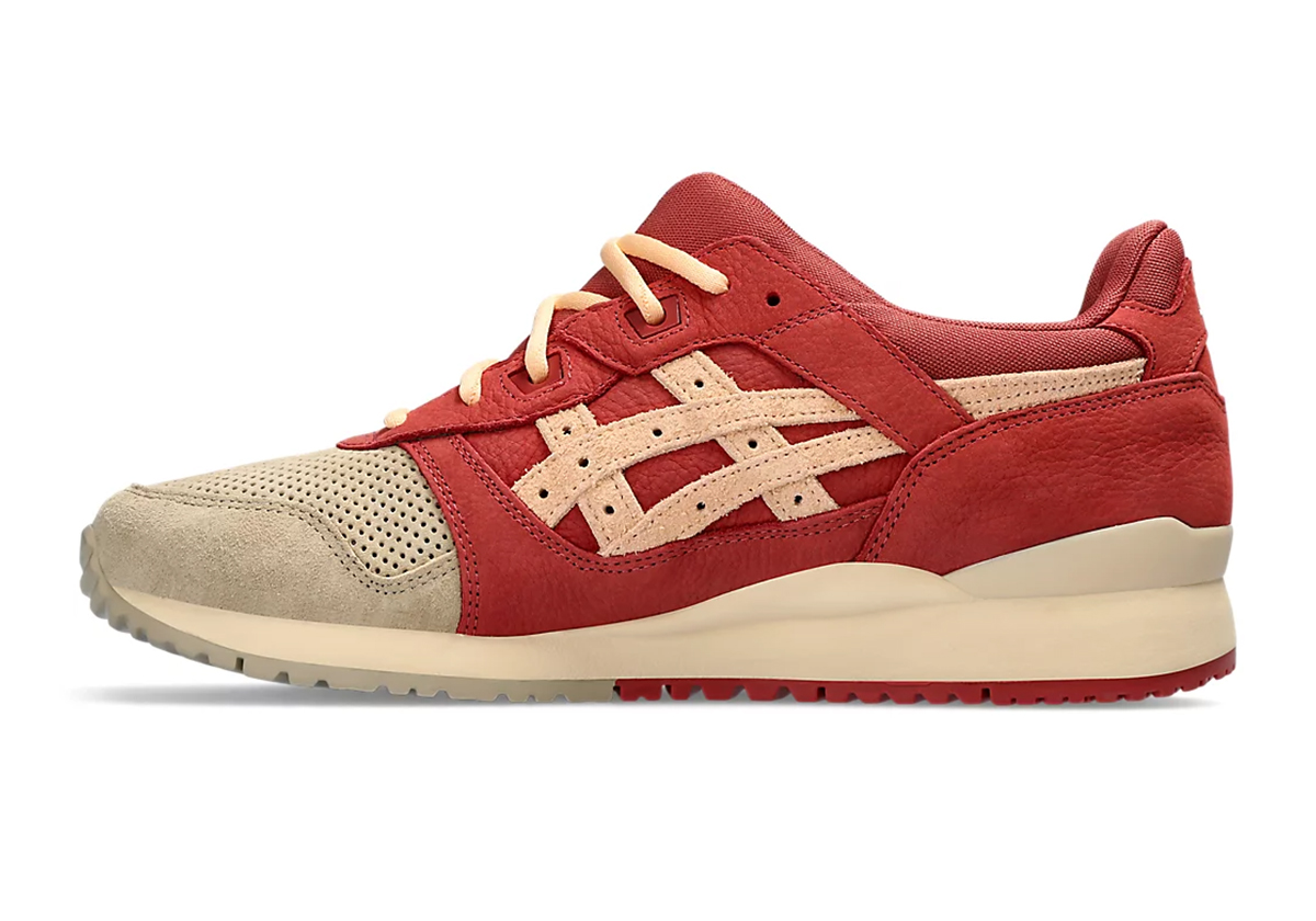 Màu Sắc Mới của ASICS GEL-Lyte III: Sự Kết Hợp Tươi Mới của Wood Crepe và Burnt Red - 2