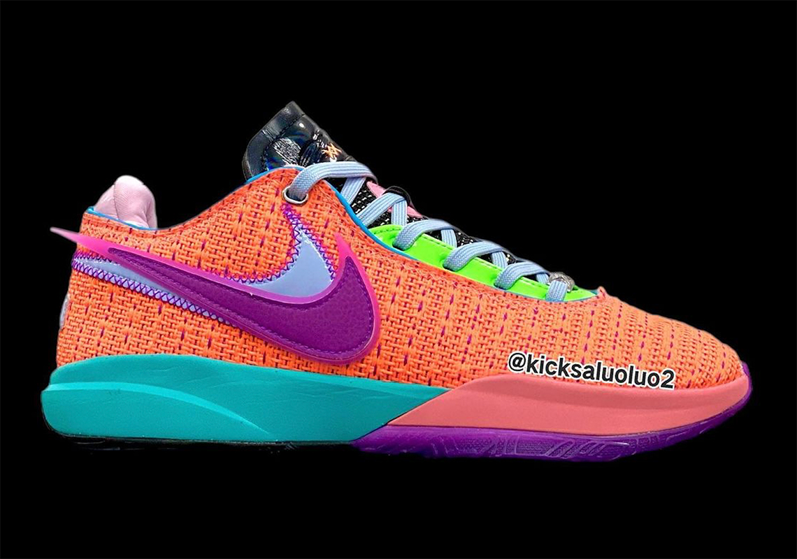 Màu sắc nhiệt đới sáng tạo năng lượng cho Nike LeBron 20 - 1