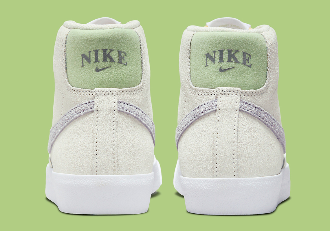 Màu sắc theo mùa xuất hiện trên Nike Blazer Mid '77 chủ yếu là da cam - 4