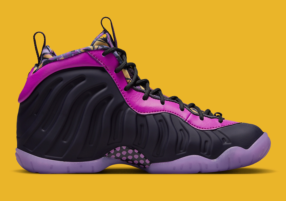 Màu tím và vàng cho Nike Little Posite One A Regal Touch - 3