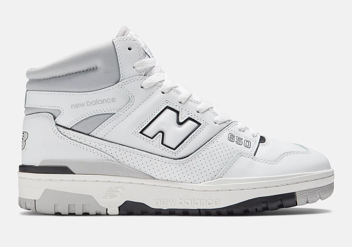 Màu xám bóng mây đóng vai trò điểm nhấn trên New Balance 650 - 2