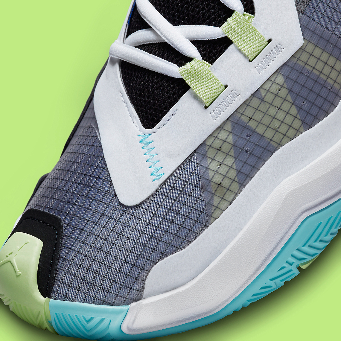 Màu xanh da trời và màu xanh lá cây làm nổi bật Jordan Westbrook One Take 4 - 8