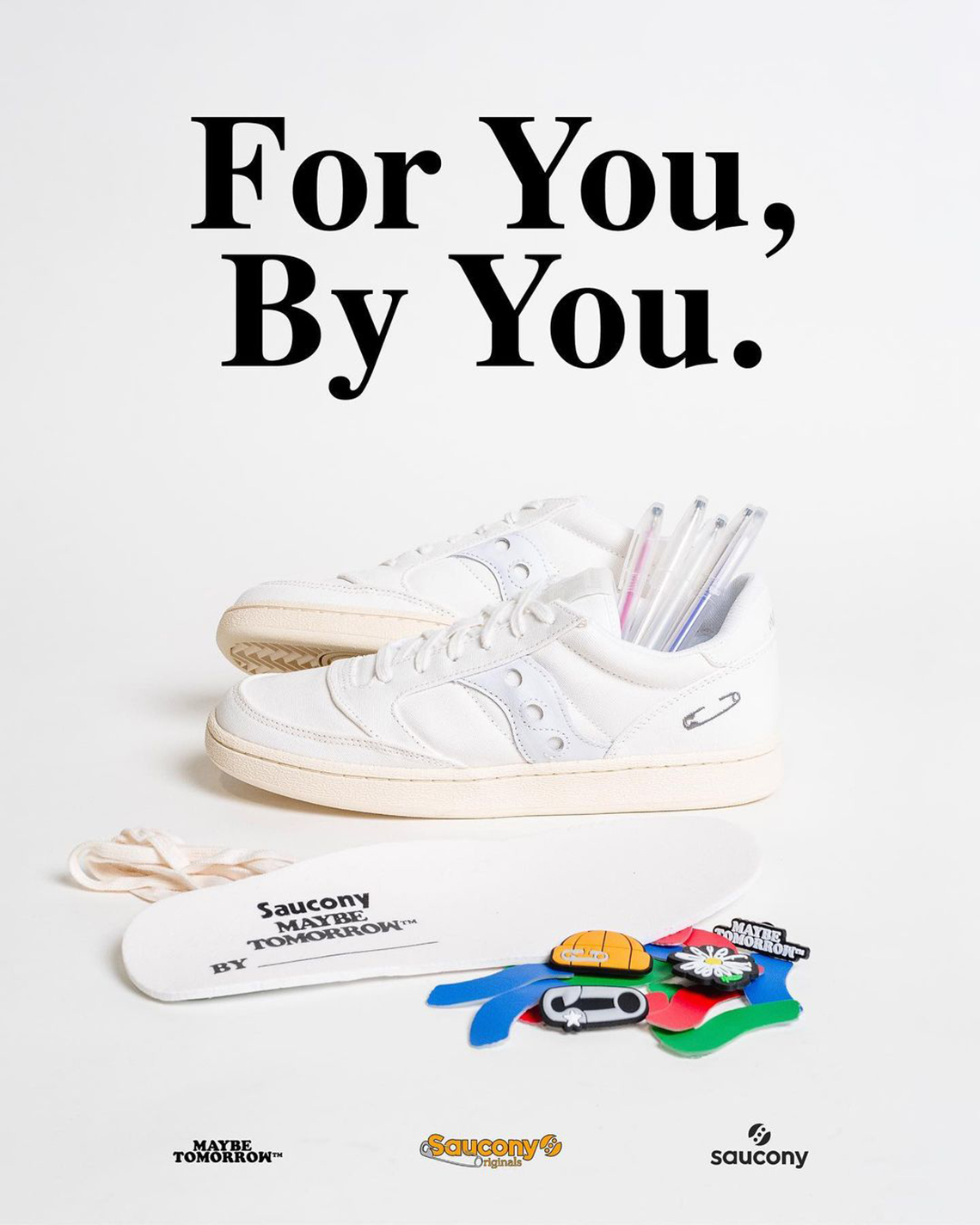 Maybe Tomorrow x Saucony Jazz Court DIY: Tự tạo màu sắc riêng của bạn với dự án hợp tác độc đáo - 2