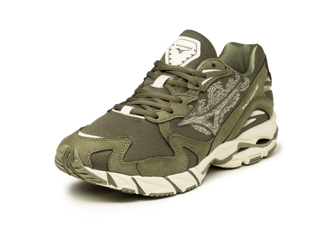 Mizuno Wave Rider 10 phiên bản hợp tác cùng Maharishi - 7