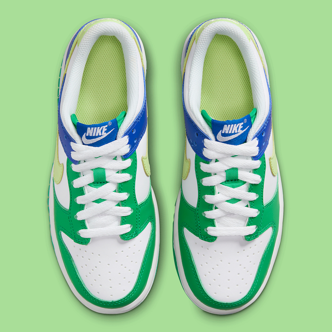 Một loạt màu sắc sống động xuất hiện trên phiên bản Nike Dunk Low mới nhất dành cho trẻ em - 6