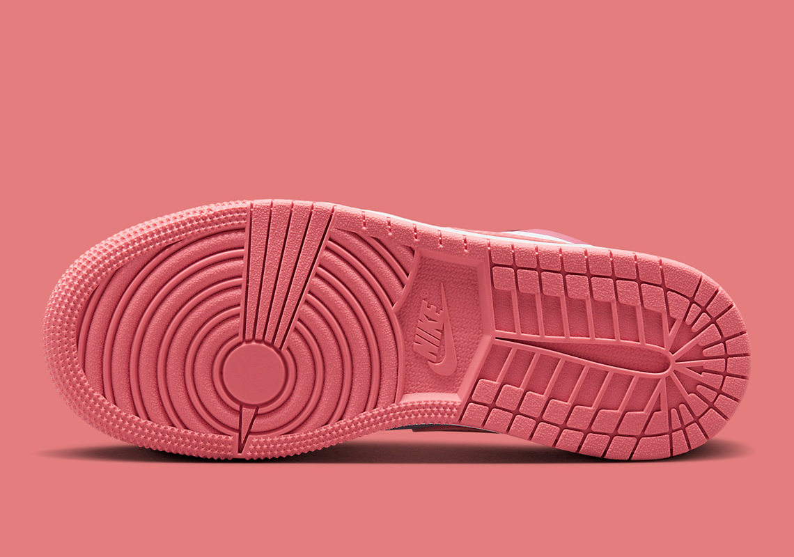 Một số hình ảnh của Air Jordan 1 Low GS Desert Berry - 5