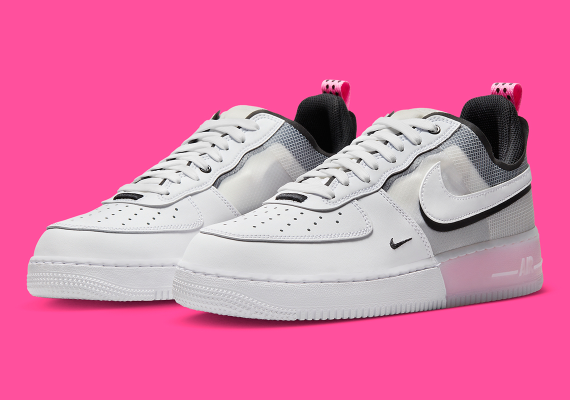 Một số hình ảnh của đôi giày Nike Air Force 1 React White/Pink mới nhất - 1