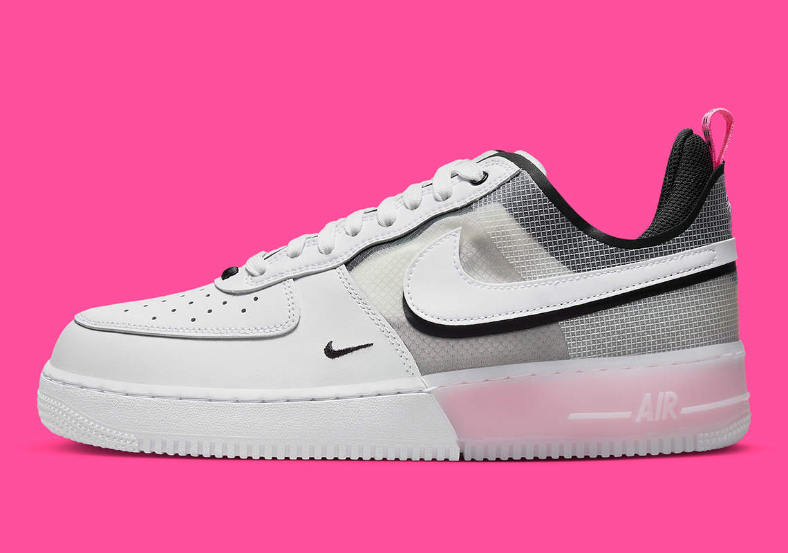 Một số hình ảnh của đôi giày Nike Air Force 1 React White/Pink mới nhất - 2