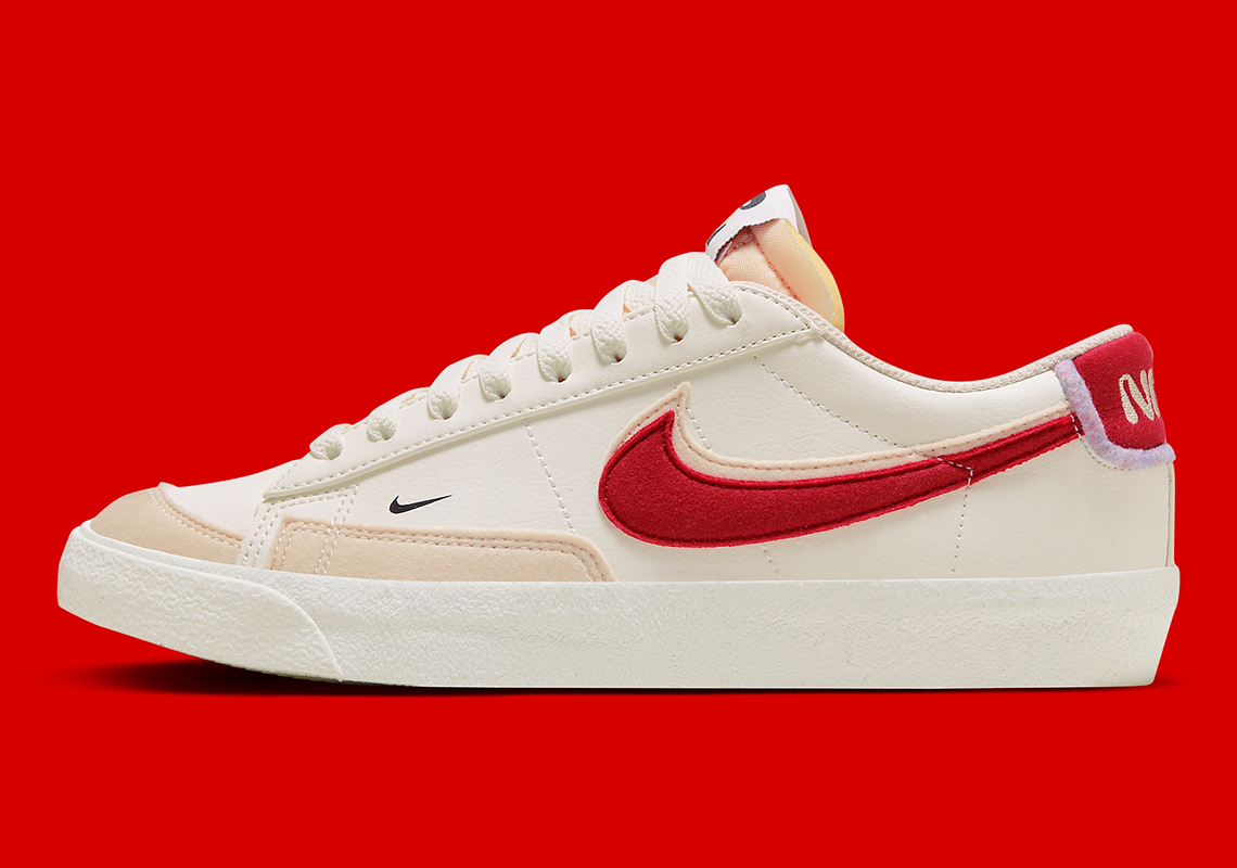 Một số hình ảnh của đôi giày Nike Blazer Low 1972 màu trắng đỏ - 3