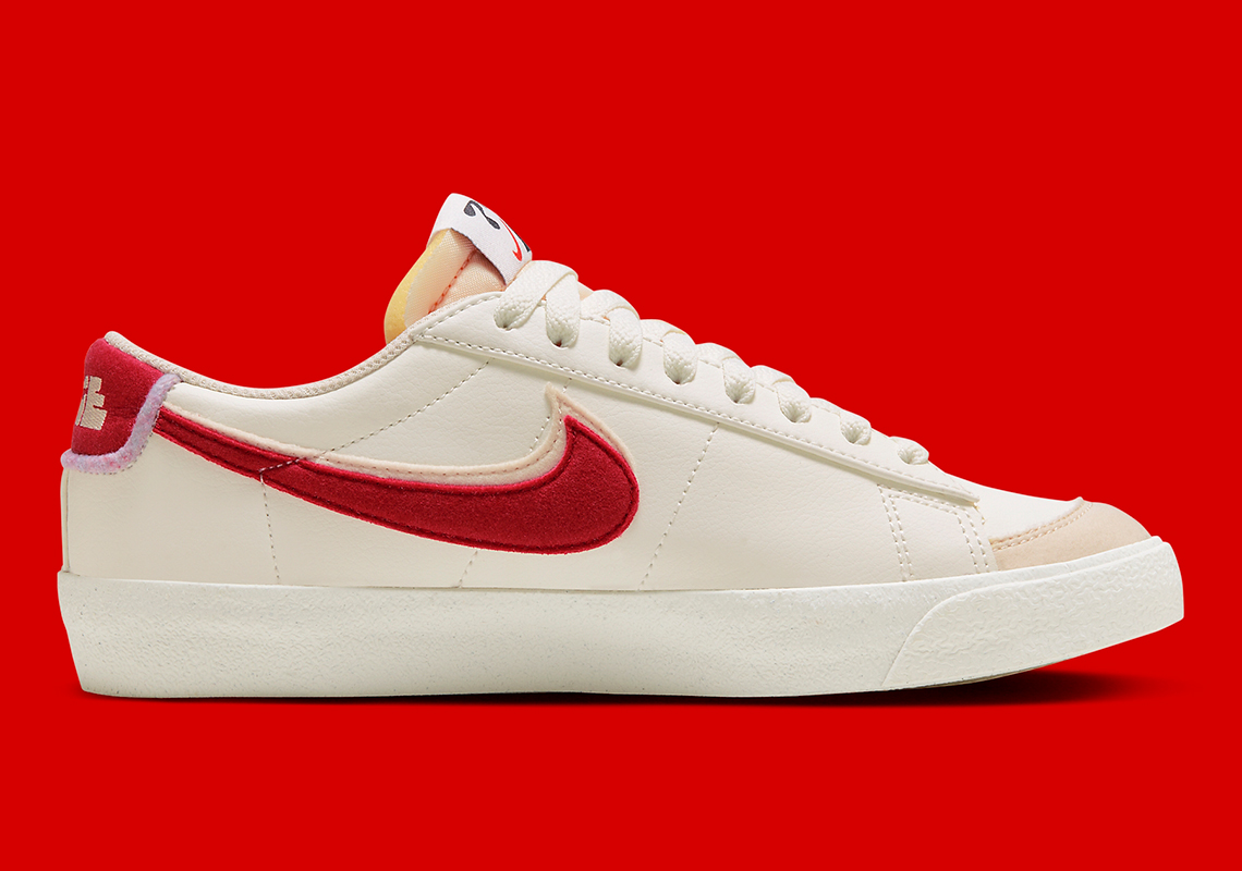 Một số hình ảnh của đôi giày Nike Blazer Low 1972 màu trắng đỏ - 4