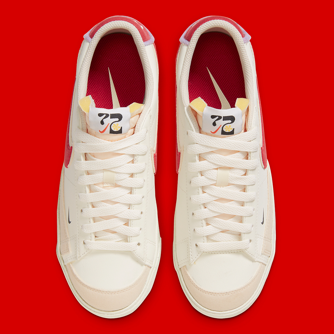 Một số hình ảnh của đôi giày Nike Blazer Low 1972 màu trắng đỏ - 5