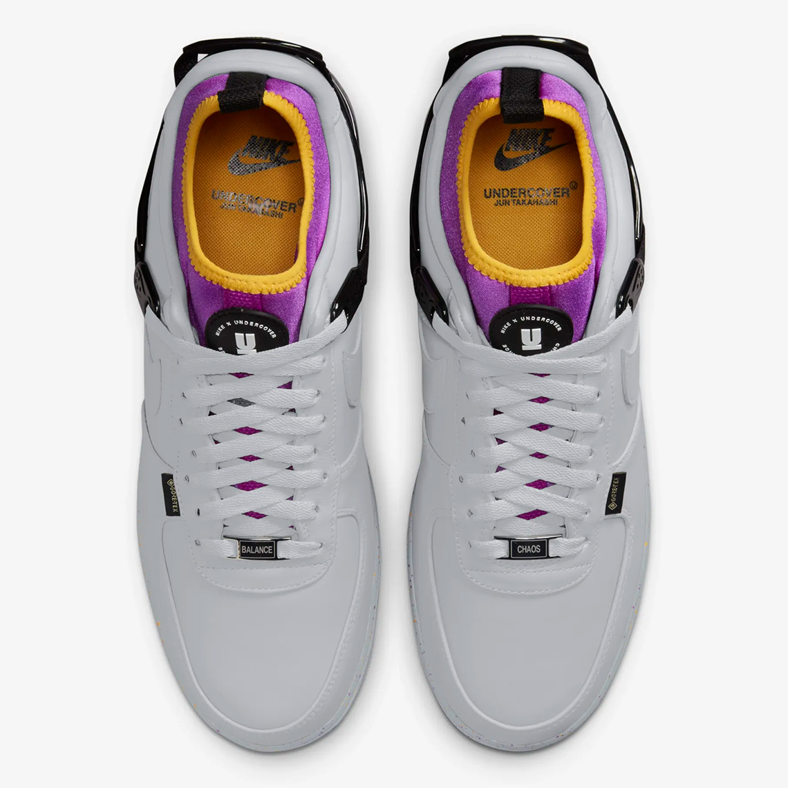 Một số hình ảnh của đôi giày sneaker UNDERCOVER x Nike Air Force 1 Low Grey Fog - 4