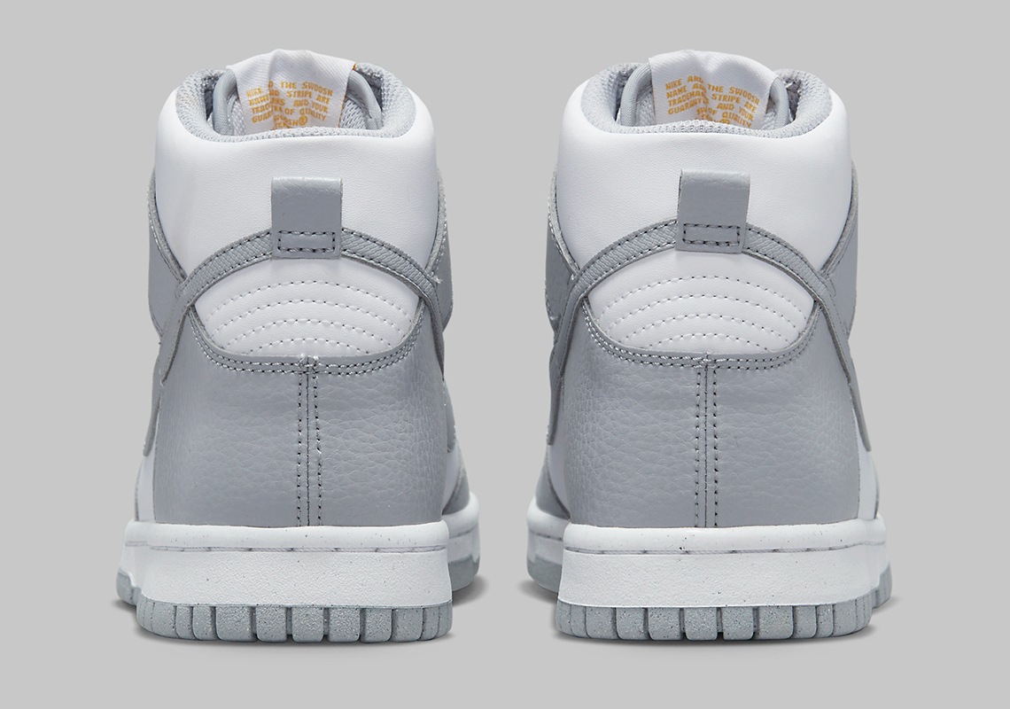 Một số hình ảnh của đôi sneaker Nike Dunk High GS Grey/Marigold - 5