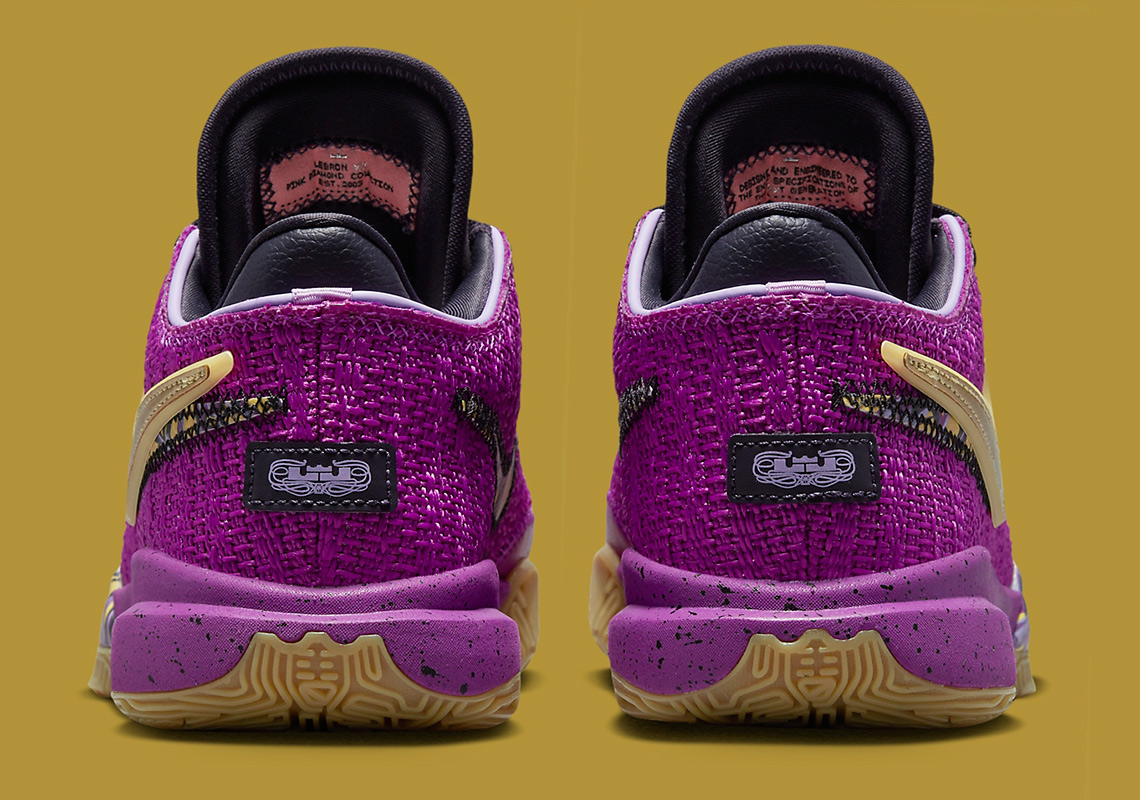 Một số hình ảnh của Giày Nike LeBron 20 Vivid Purple - 5