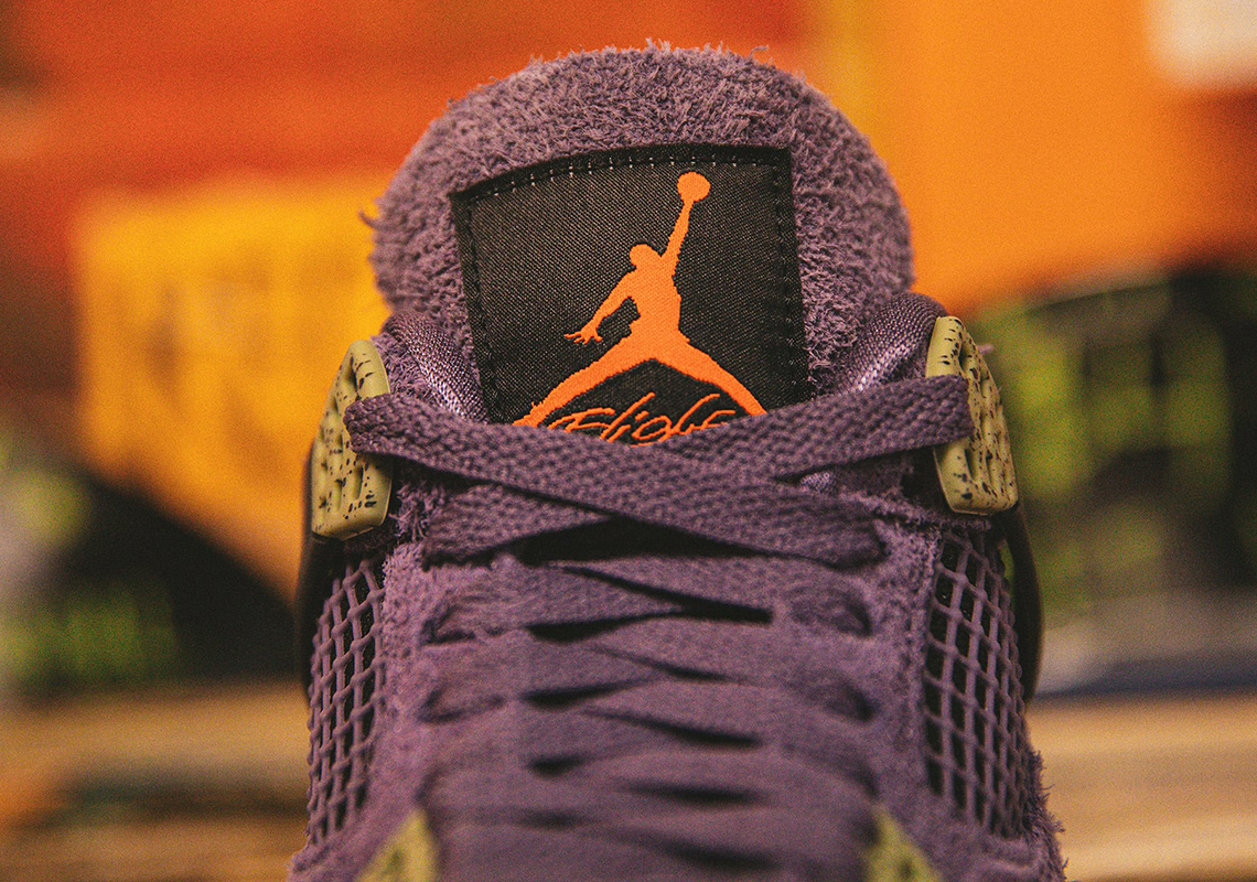 Một số hình ảnh của mẫu giày Air Jordan 4 Canyon Purple - 4