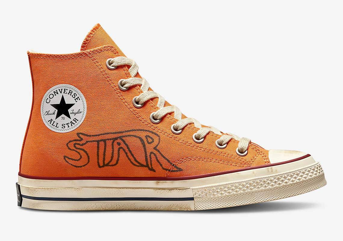 Một số hình ảnh của mẫu giày Come Tees Converse Chuck 70 One Star - 4