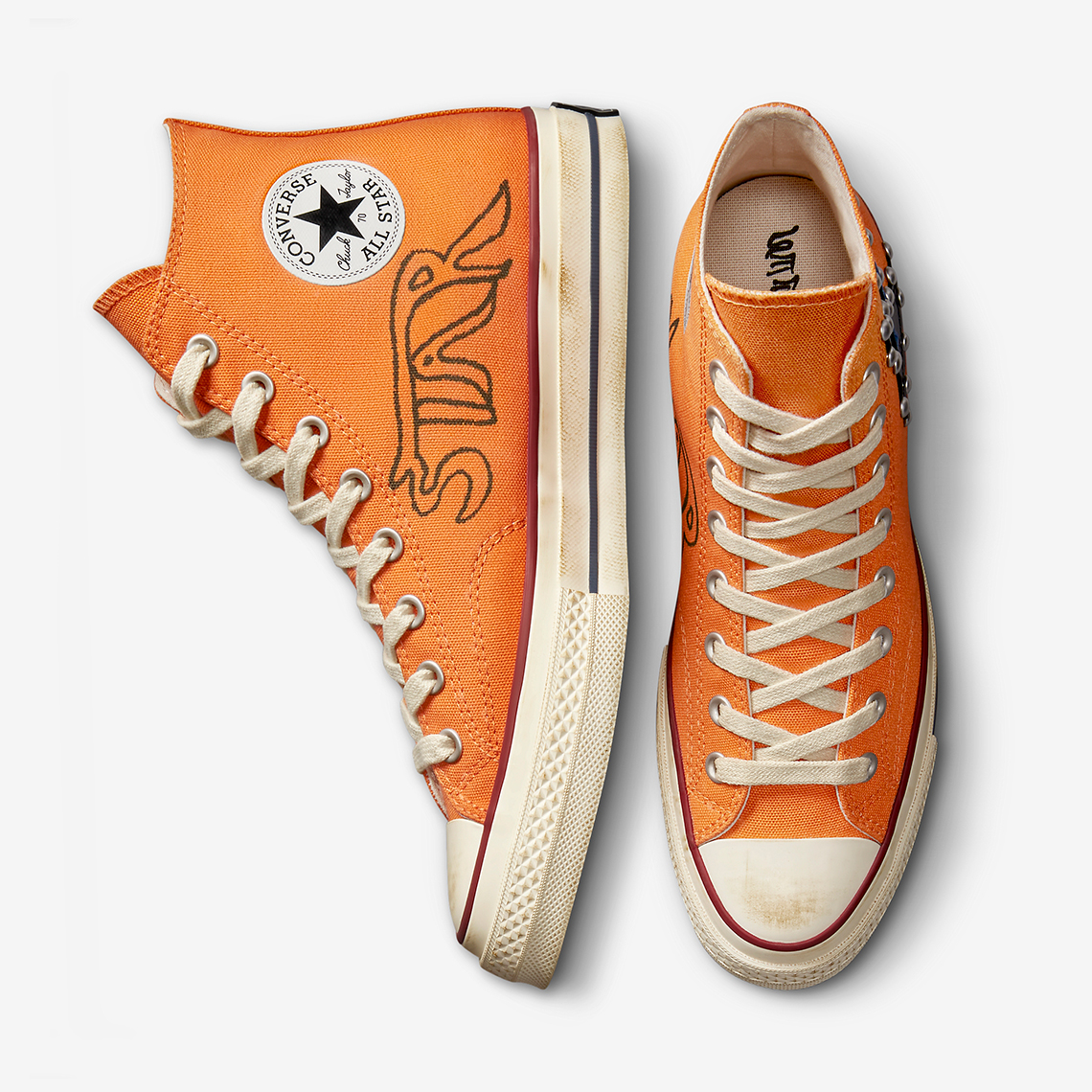 Một số hình ảnh của mẫu giày Come Tees Converse Chuck 70 One Star - 7