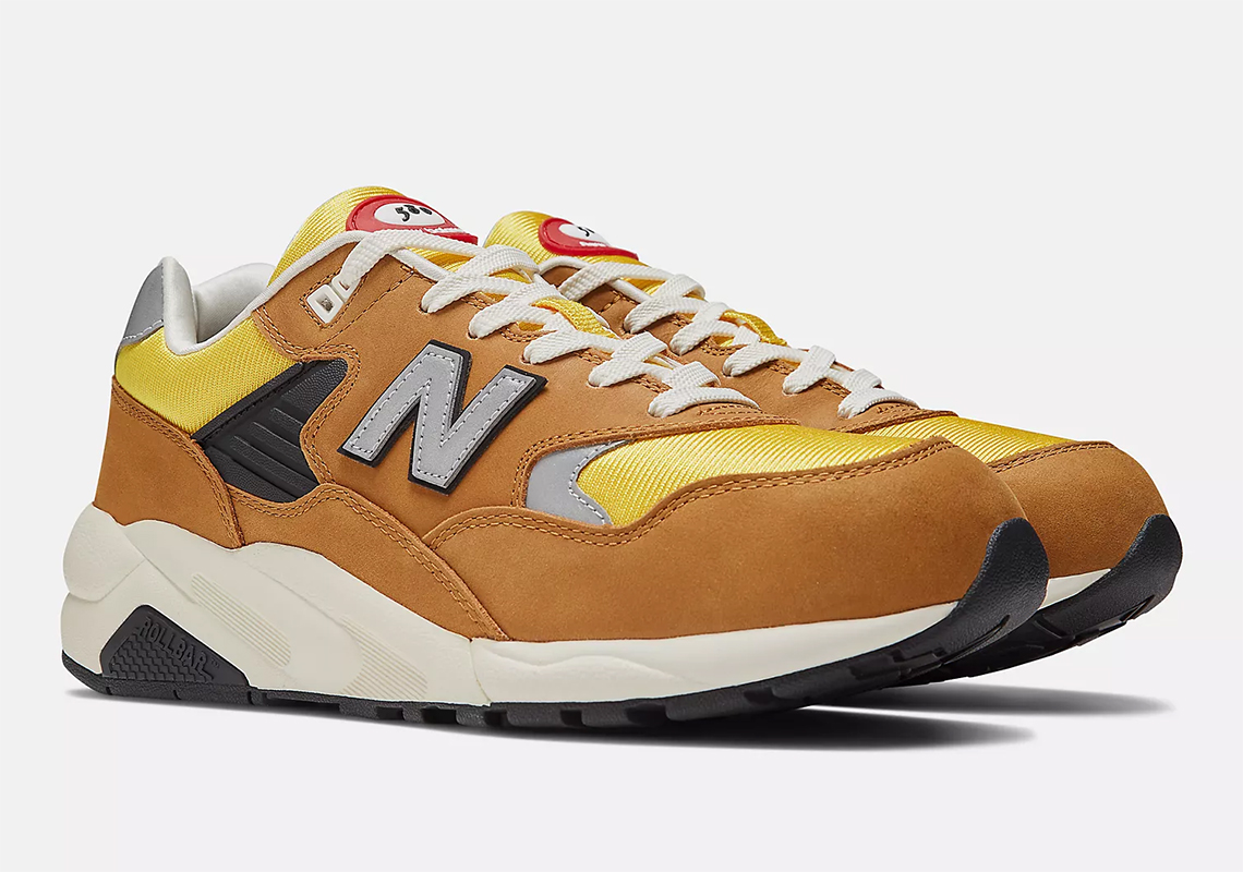 Một số hình ảnh của mẫu giày New Balance 580 Orange/Yellow - 1