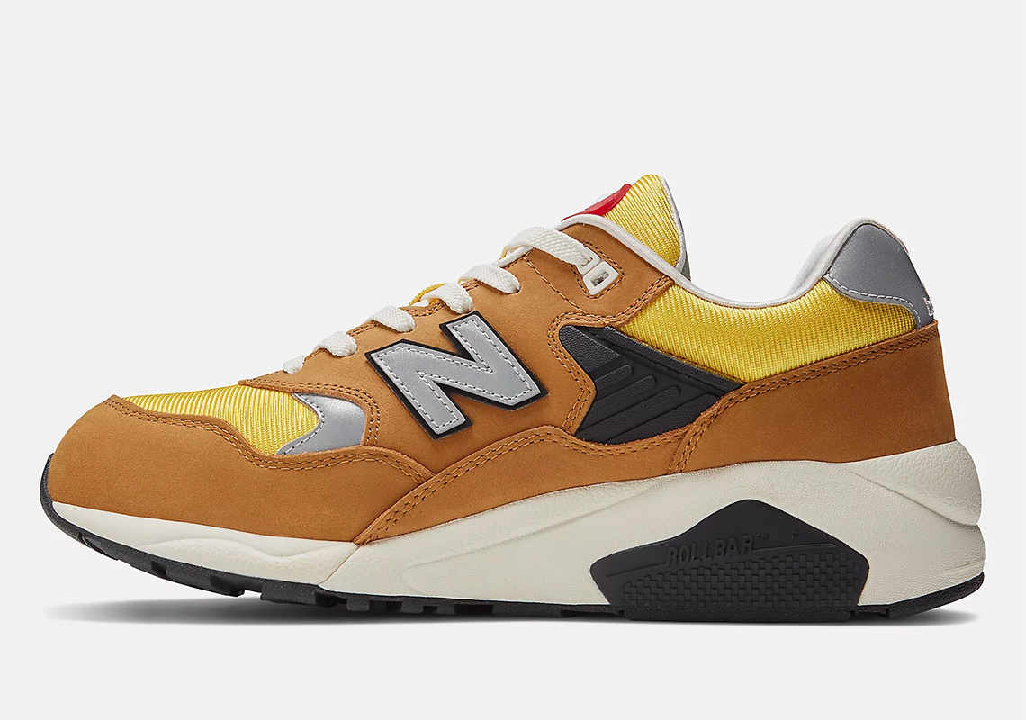 Một số hình ảnh của mẫu giày New Balance 580 Orange/Yellow - 3