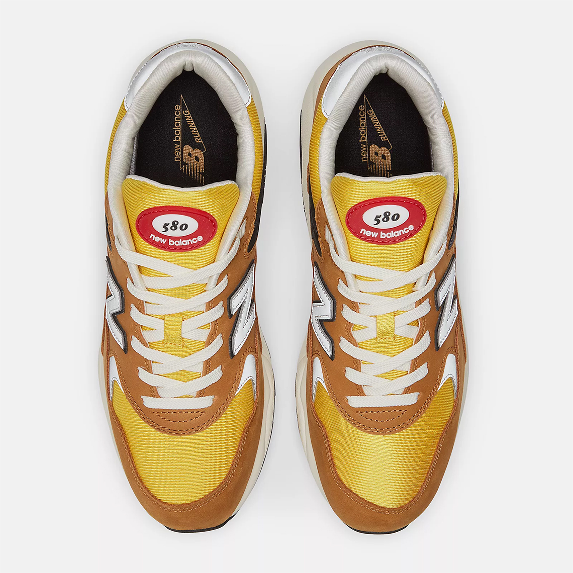 Một số hình ảnh của mẫu giày New Balance 580 Orange/Yellow - 4