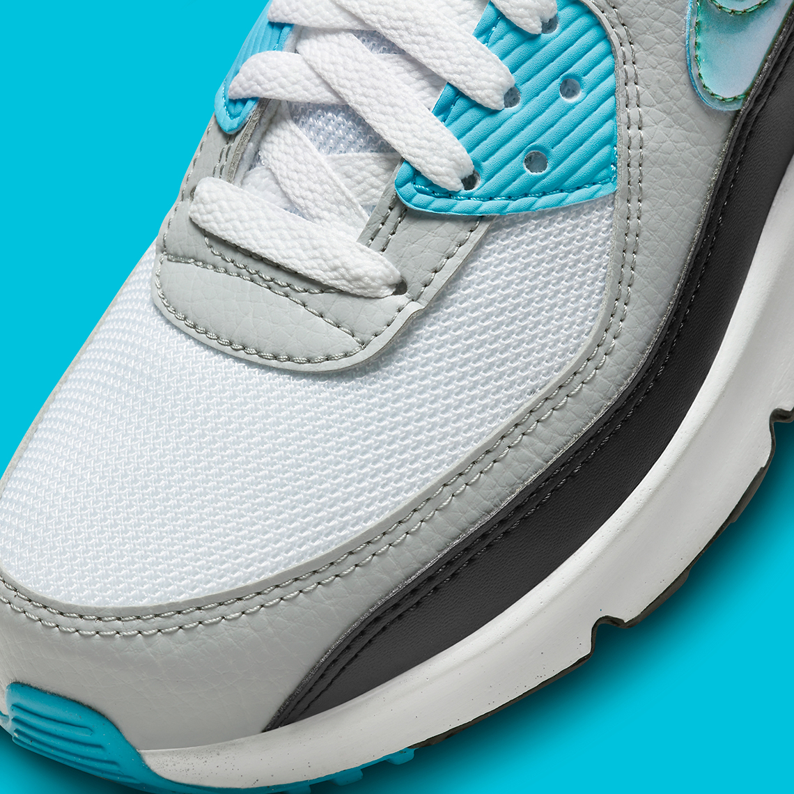 Một số hình ảnh của mẫu giày sneaker Nike Air Max 90 Laser Blue Metallic - 8