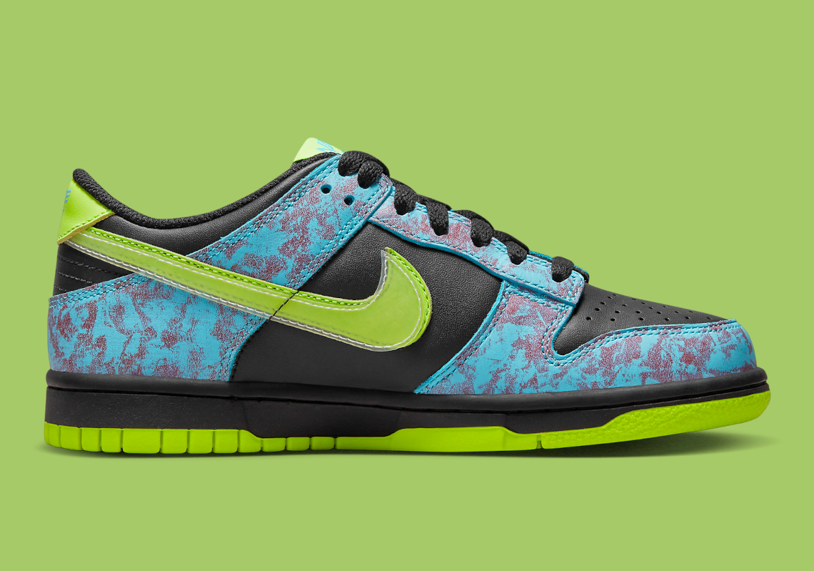 Một số hình ảnh của mẫu giày trẻ em Nike Dunk Low GS Acid Wash - 8