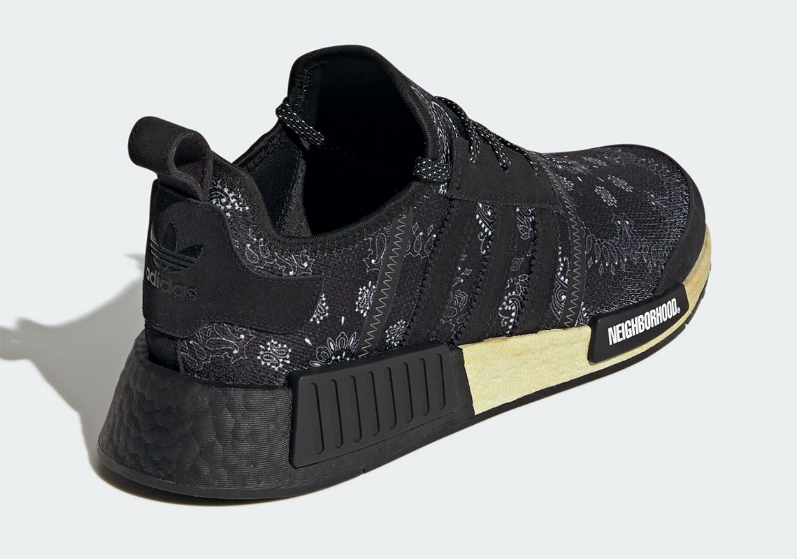 Một số hình ảnh của NEIGHBORHOOD x adidas NMD R1 màu Đen/Navy - 5