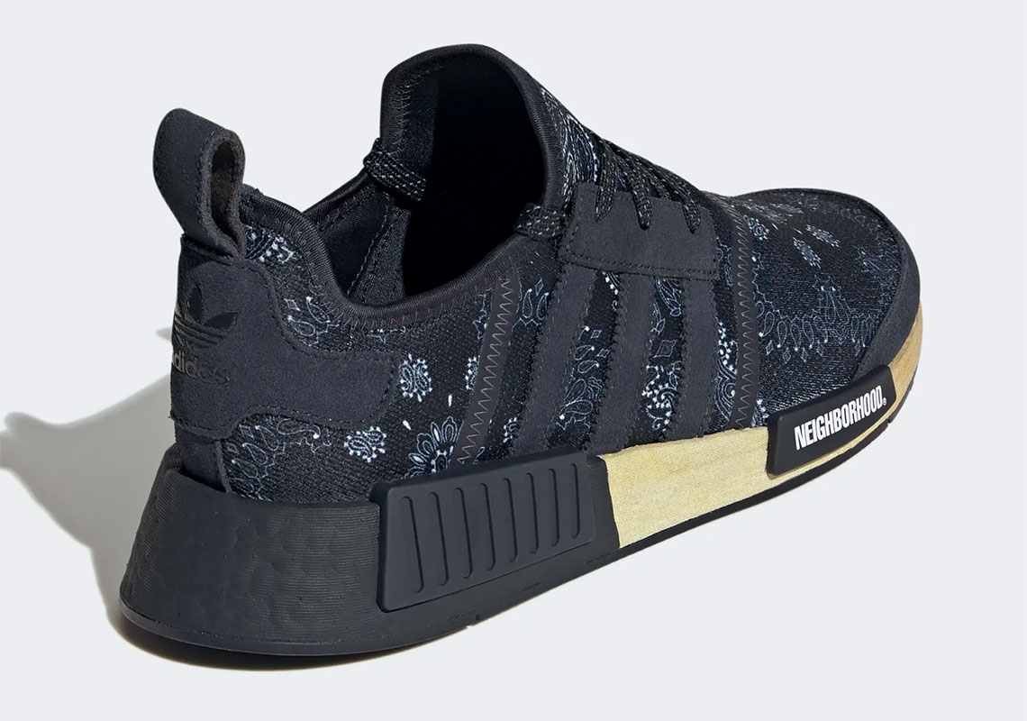 Một số hình ảnh của NEIGHBORHOOD x adidas NMD R1 màu Đen/Navy - 6