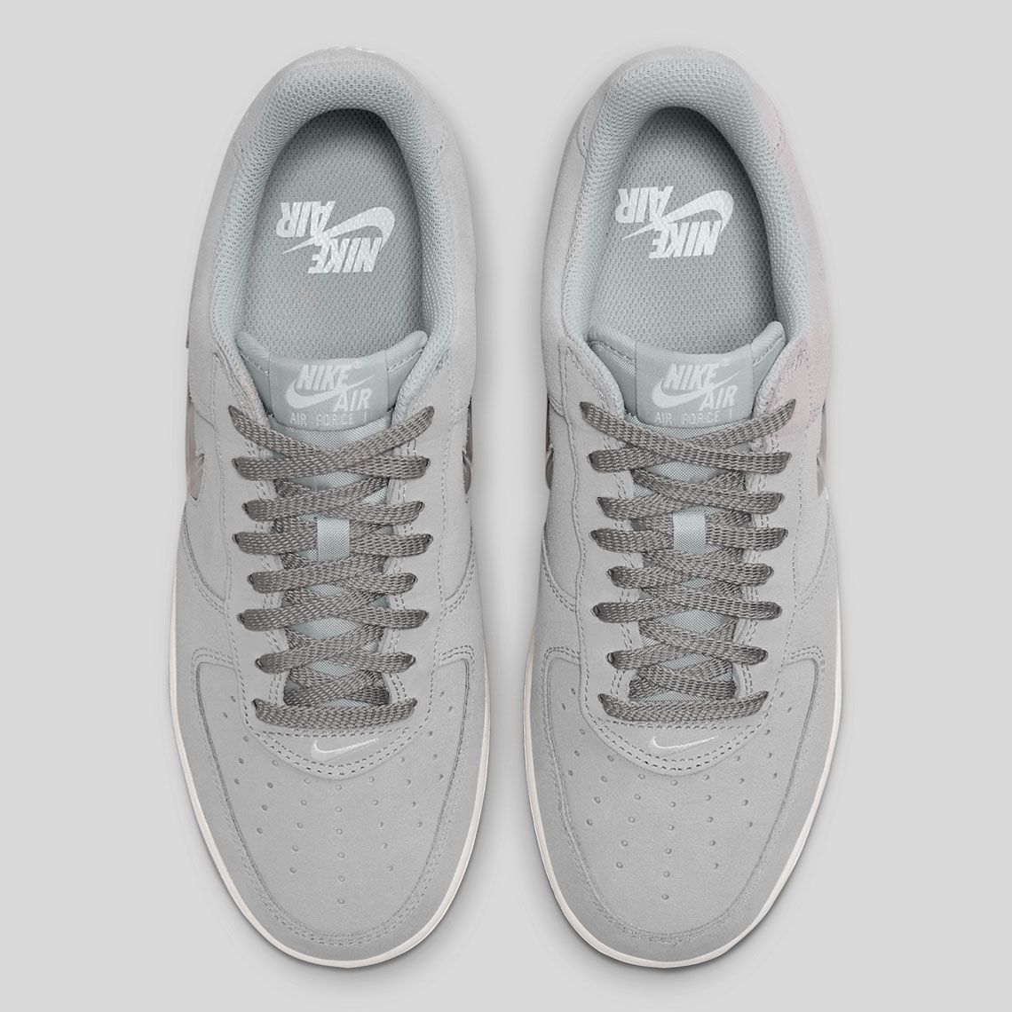 Một số hình ảnh của Nike Air Force 1 màu Light Smoke Grey - 6