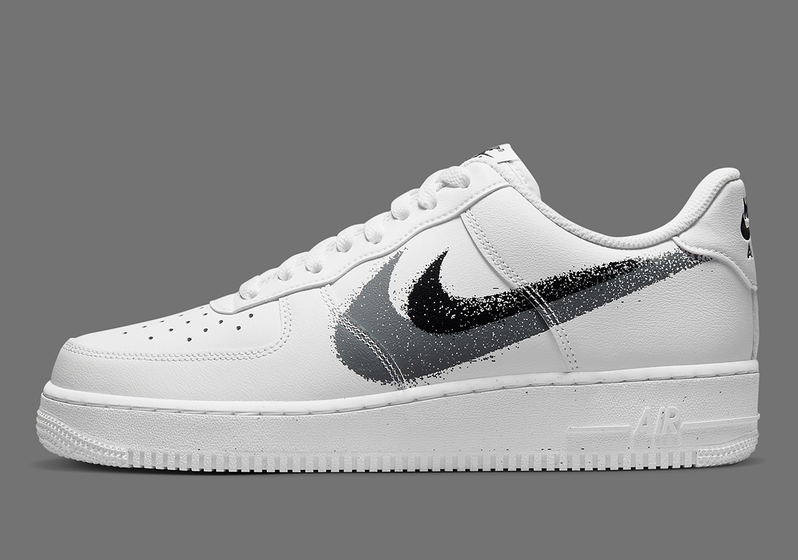 Một số hình ảnh của Nike Air Force 1 Spray Paint Swoosh - 1