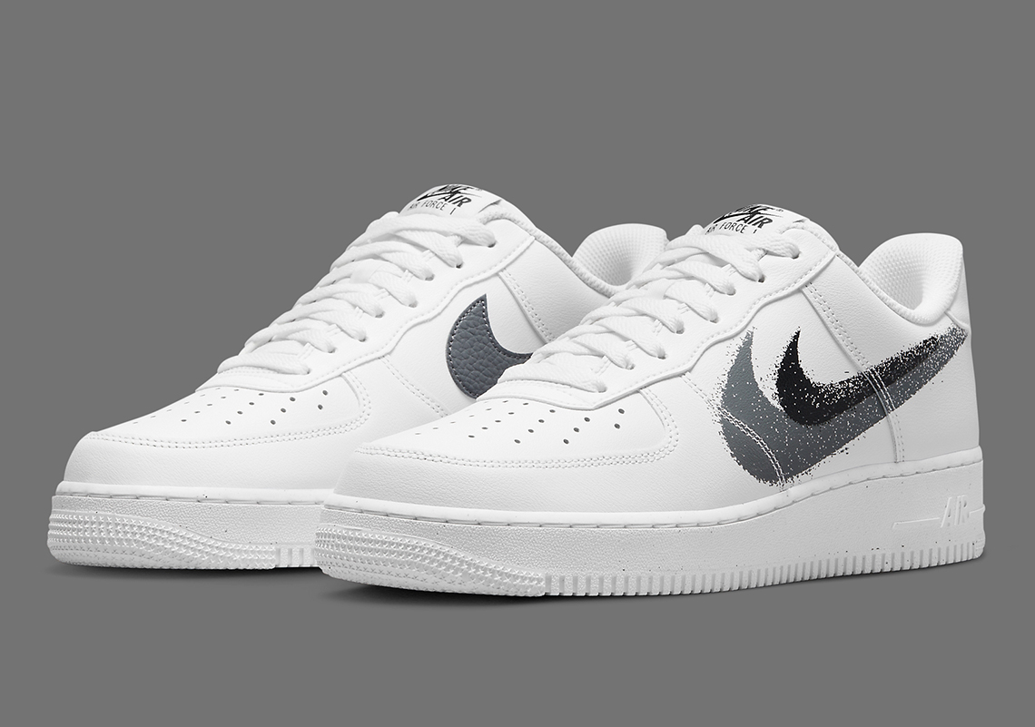 Một số hình ảnh của Nike Air Force 1 Spray Paint Swoosh - 2
